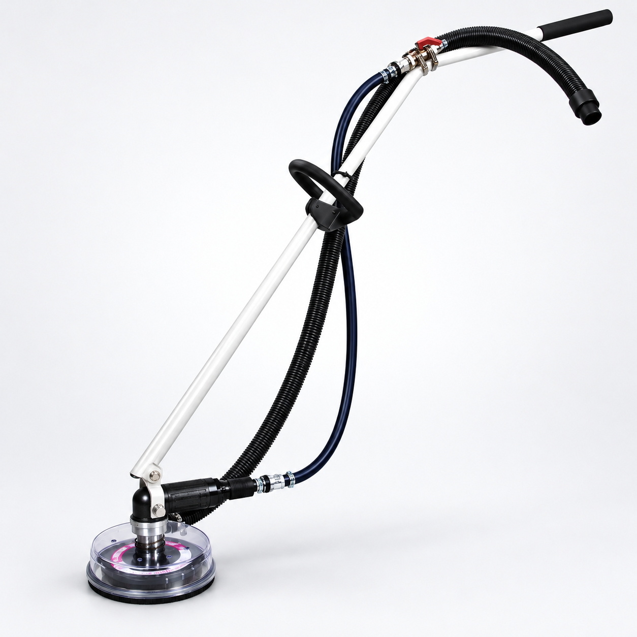 Standing dust-collecting air grinder